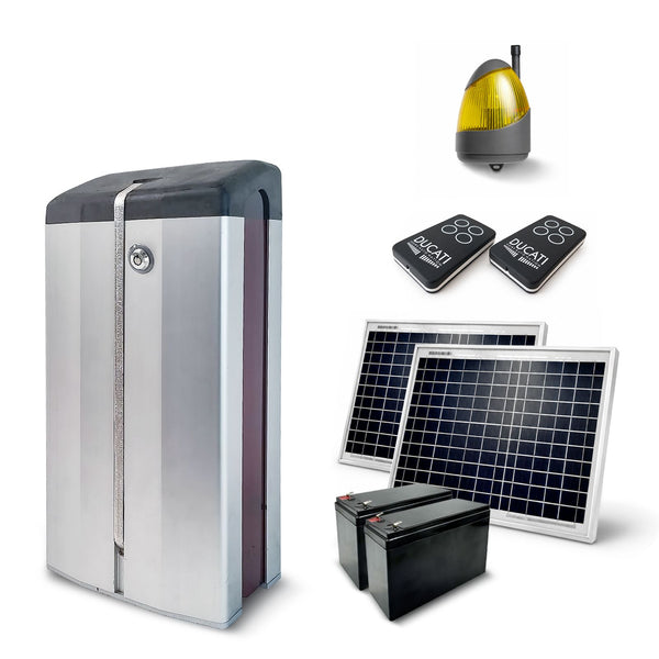 skoorry-basic-843-SOLAR sliding gate opener ad ein Italy by Ducati Home